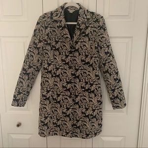 3/4 length overcoat , blazer like